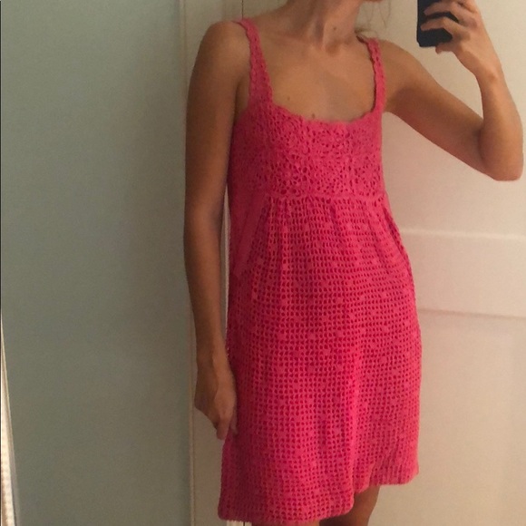 Tibi Pink Crochet Dress - Picture 4 of 4